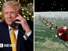 Onde está o Papai Noel agora? Trump atende ligações de crianças no rastreador NORAD