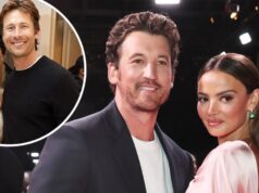 Miles e Kelly Teller de férias com Glenn Powell e Michelle Randolph