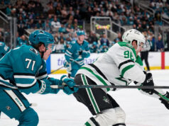 3 estrelas: Rantanen de Johnston, um goleiro aventureiro e estratégia PK neutra, mas eficaz na vitória dos Sharks