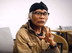 A casa de Diding Boneng desabou