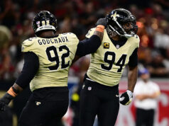 A força da defesa do Saints enfrenta o Titans QB Cam Ward