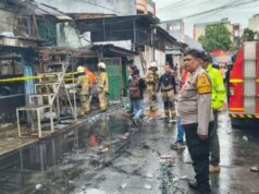 Segundos mortais de incêndio em Penjaringan, 5 residentes morreram sem tempo para se salvarem