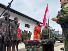 Sete membros do OPM no distrito de Sinak juram fidelidade à República da Indonésia