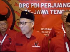 Substituindo Bambang Pacul, Dolfie Othniel foi eleito presidente do PDIP Central Java DPD