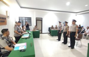 Por causa da prisão errada no Natal, 3 policiais de Parung Panjang foram presos e removidos