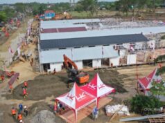 Construção de abrigo para vítimas de desastres em Aceh Tamiang acelerada 24 horas, HK garante qualidade