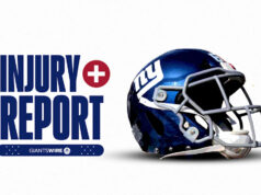 Andrew Thomas do New York Giants, Tyler Nubin eliminado na semana 17 contra os Raiders.