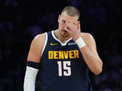 O três vezes MVP Nikola Jokic está pronto para uma ressonância magnética após uma preocupante lesão no joelho