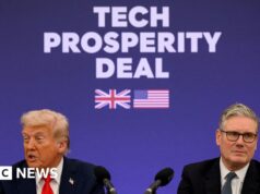 Negociações sobre acordo de tecnologia EUA-Reino Unido estagnam