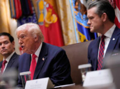 Trump ameaça ‘medidas duras’ em reunião de gabinete selvagem