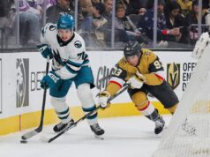 O San Jose Sharks sofreu uma grande derrota para o Vegas Golden Knights antes das férias de Natal
