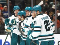 San Jose Sharks derrota Anaheim Ducks enquanto MacLean Celebrini consolida candidatura olímpica