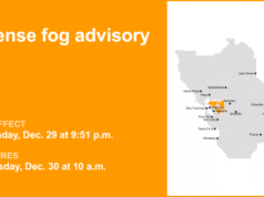 Alerta sobre vales interiores de East Bay sob denso nevoeiro até terça-feira de manhã – Visibilidade de um quarto de milha – Mercury News