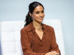 O estilo de saia vermelha sedosa e pronta para o inverno de Meghan Markle está na Amazon