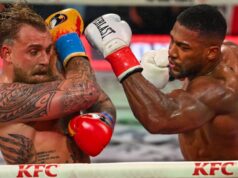 Jake Paul nocauteado por Anthony Joshua no Netflix Boxing Clash