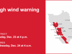 Alerta de vento forte para o norte da Califórnia até quarta-feira de manhã – Ventos de até 65 mph – The Mercury News