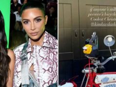 Kim Kardashian doa mais de US$ 125 mil para bicicleta Kourtney Pee-Wee Herman
