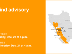 Norte da Califórnia colocado sob aviso de vento na terça e quarta-feira – rajadas de até 55 mph – The Mercury News