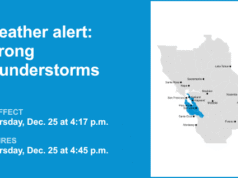 Previsão de granizo do tamanho de uma ervilha para a área da baía na quinta-feira com tempestades – rajadas de até 40 mph – The Mercury News