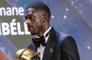 E mais um na sala de troféus! Ousmane Dembele soma à Bola de Ouro, melhor resultado da FIFA com o Globe Sport Award! | Notícias de futebol