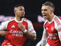 Gabriel Jesus Nets para ajudar os Gunners a terminar 2025 no topo da tabela da Premier League | Assistir | Notícias de futebol