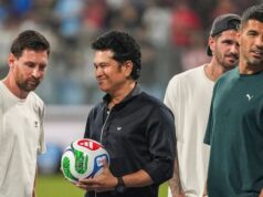 ‘Devo dizer que hoje foi…’: fotos de Sachin Tendulkar com Lionel Messi se tornam virais | Notícias de críquete