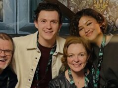 Zendaya e Tom Holland tiveram noite de jogo com sua família no Traitors Live