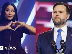 JD Vance e Nicki Minaj falam para jovens conservadores no AmericaFest