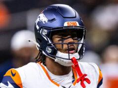 Broncos WR Pat Bryant saiu de campo contra Jaguars