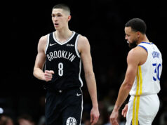 Egor Demin, do Nets, reflete sobre enfrentar Steph Curry na derrota para o Warriors