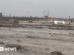 Forte tempestade atinge sul da Califórnia