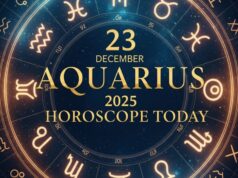 Horóscopo de Aquário hoje, 23 de dezembro de 2025 | Notícias de astrologia