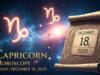Horóscopo de Capricórnio hoje, 18 de dezembro de 2025 | Notícias de astrologia