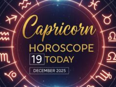 Horóscopo de Capricórnio hoje, 19 de dezembro de 2025 | Notícias de astrologia