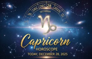 Horóscopo de Capricórnio hoje, 28 de dezembro de 2025 | Notícias do Horóscopo