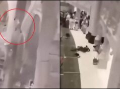 Homem tenta tirar a própria vida na Grande Mesquita de Meca, guarda quebra e cai em resgate dramático | Assistir | Notícias do mundo