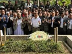 Presidente do BNP, Tarique Rahman, presta homenagem ao túmulo de Osman Hadi em meio a forte segurança | Notícias do mundo