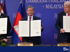 Camboja diz que Tailândia ainda bombardeia horas após pedido de trégua de Trump