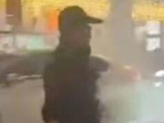 O vídeo mostra um homem empunhando uma faca no ataque em Taiwan