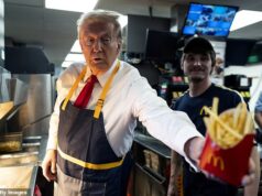 O pedido de cair o queixo de Trump no McDonald’s se torna viral em meio a alarme de saúde