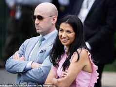 O casal poderoso amado por Trump e odiado pelos liberais: Stephen Miller está inclinado a supervisionar a maior deportação da história dos EUA e até os aliados dizem que ele tem os “modos de cabeceira de Himmler”… e a sua esposa também não é uma violeta encolhida!