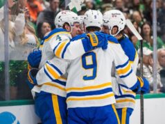 Tage Thompson marca duas vezes na vitória do Sabres sobre o Stars por 4-1