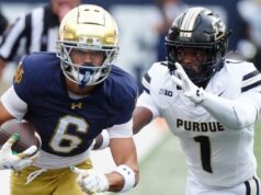Notre Dame WR Jordan Faison não jogará lacrosse nesta temporada