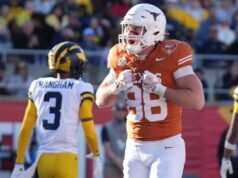 Jack Endries, tight end do Texas, entrará no draft da NFL