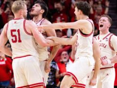 O nº 13 do Nebraska derrota o nº 9 da Michigan St. pela 18ª vitória consecutiva
