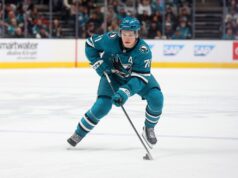 McLean Celebrini, dos Sharks, está encantado por estar na equipe olímpica do Canadá