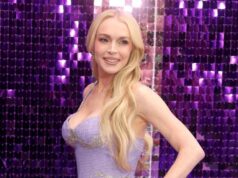 Lindsay Lohan oferece férias chiques em uma foto rara com o marido Bader Shammus