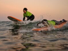 O surf rende cerca de US$ 200 milhões por ano para Santa Cruz – e as mudanças costeiras podem colocar isso em risco.