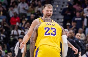 As partidas de 30 pontos de Luka Doncic e LeBron James levantam o Lakers em Nova Orleans