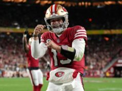 Os Niners precisam de uma vitória para chegar aos playoffs em casa no Super Bowl